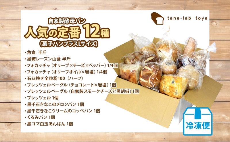 自家製酵母パン 人気の定番セット Lサイズ パン 道産 小麦 惣菜パン