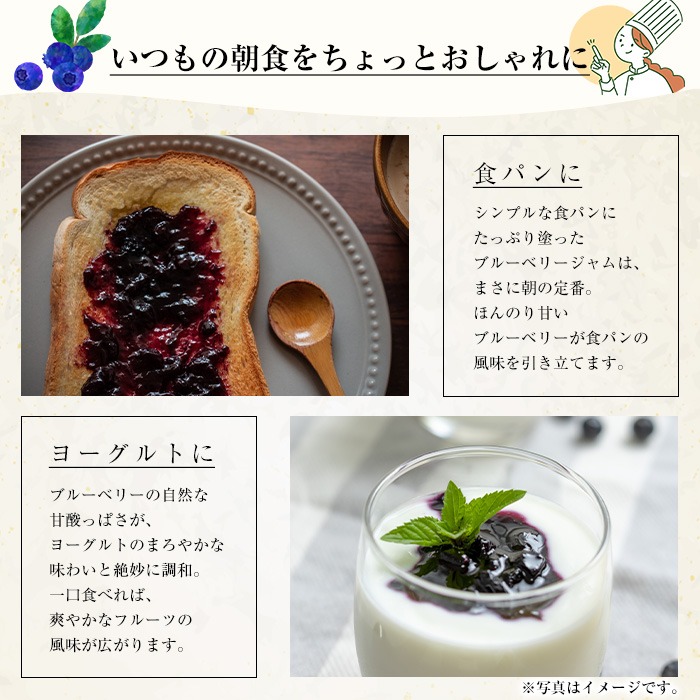 12161】贅沢な国産ブルーベリージャム(100g×6個・計600g)ジャム 瓶