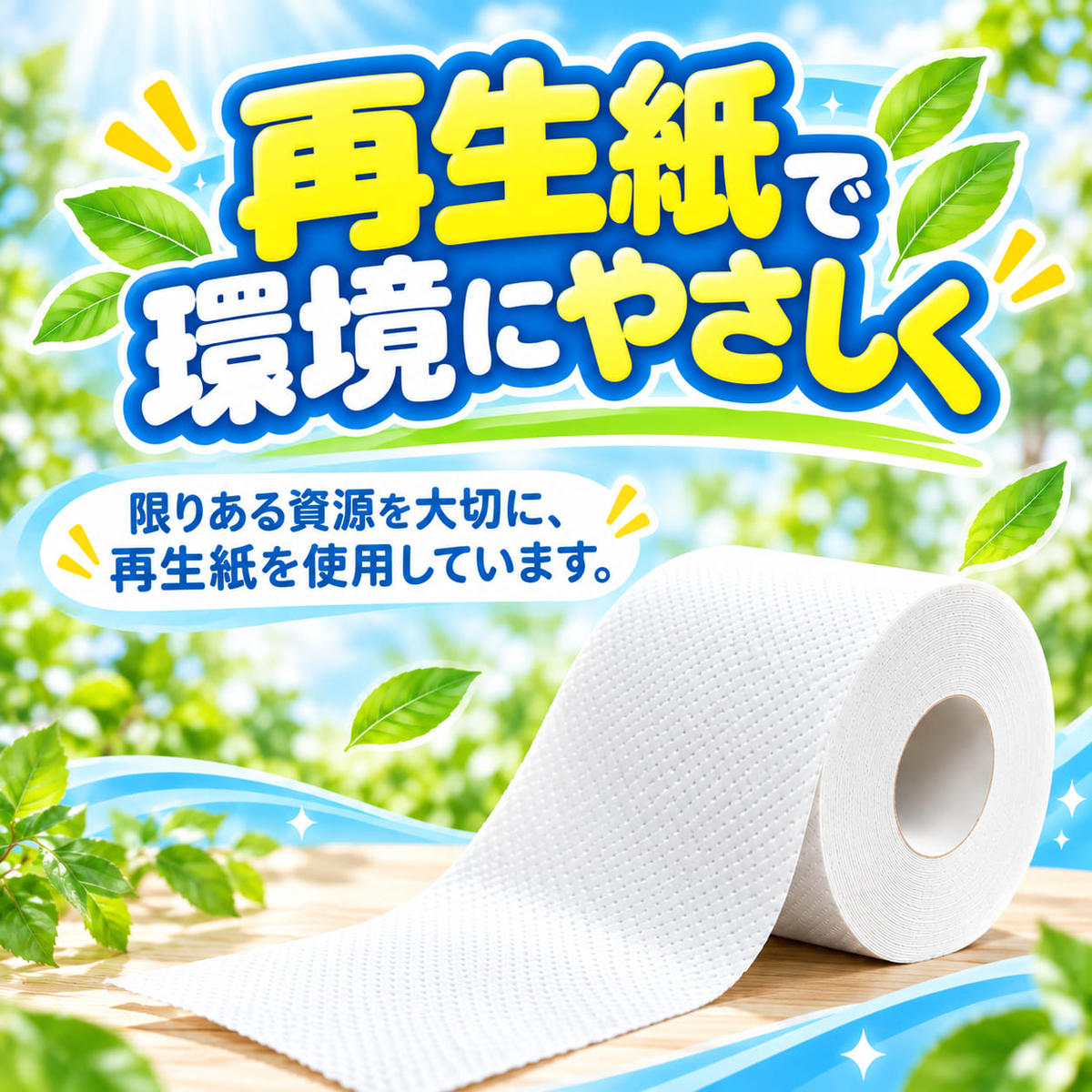 再生紙 トイレットペーパー 倍巻き ダブル 24ロール(通常48R分