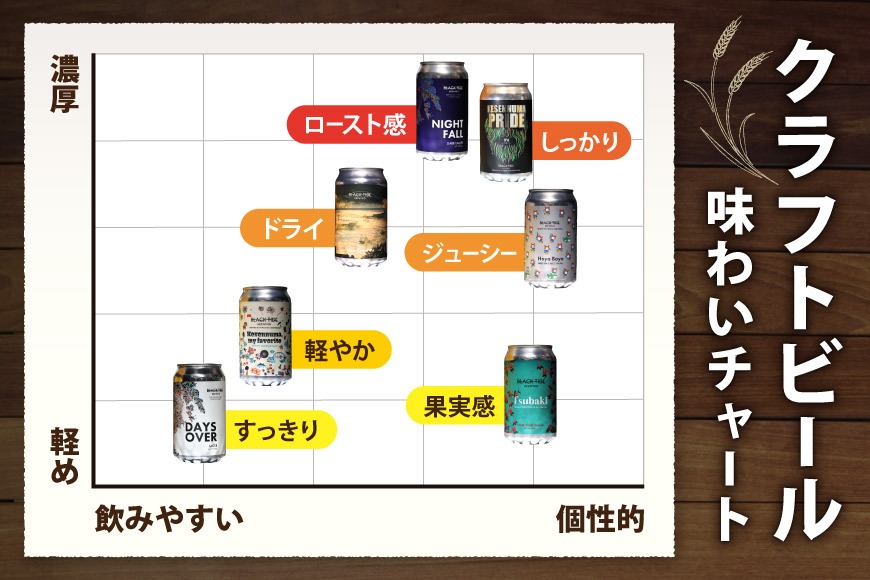 3回 定期便 BTB クラフトビール 6缶 セット【総計18缶】 [BLACK TIDE
