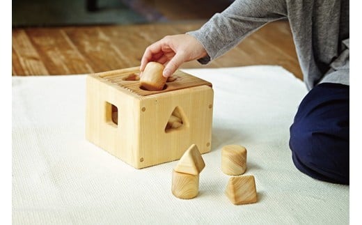 木のおもちゃ セット 知育玩具デラックス ポットンつみき ベビー