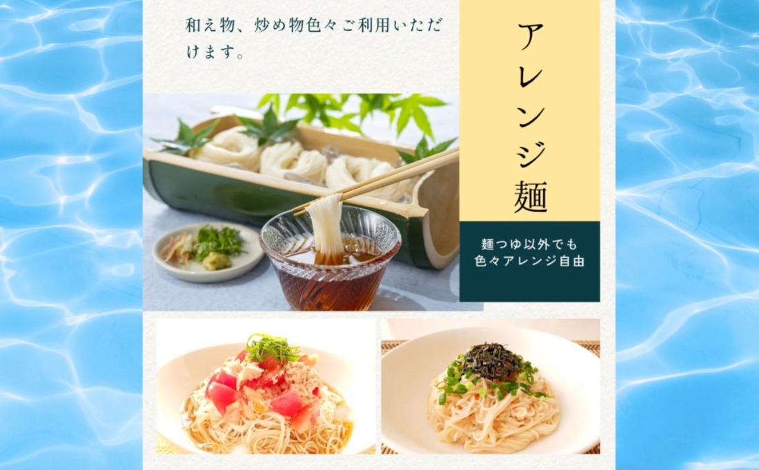 TV番組 マツコ＆有吉 かりそめ天国 紹介店】「金魚印」手延そうめん 84