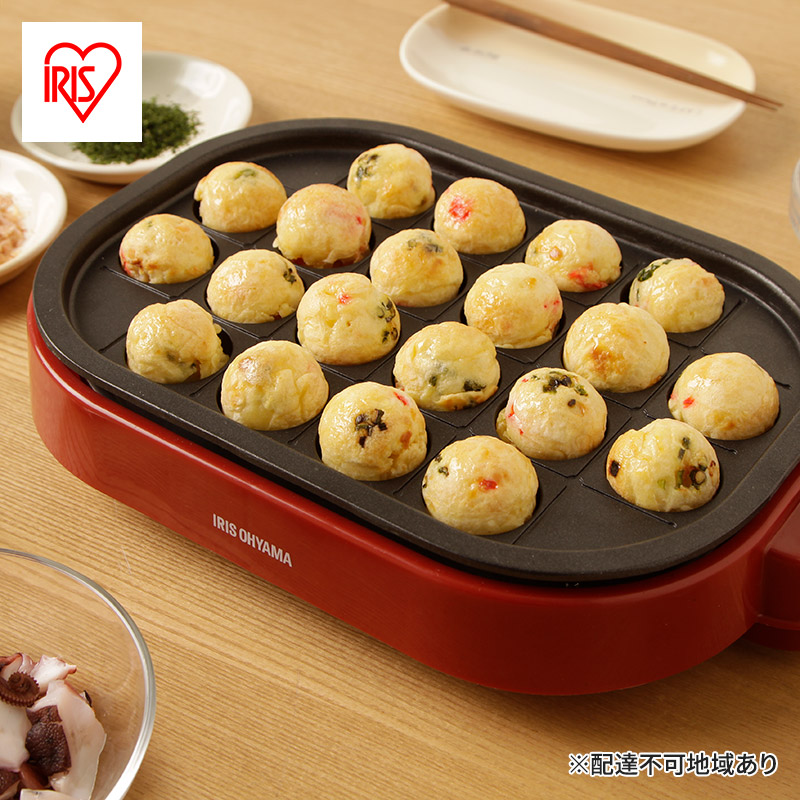 ホットプレート たこ焼き器 タコ焼き器 アイリスオーヤマ たこ焼き2WAY