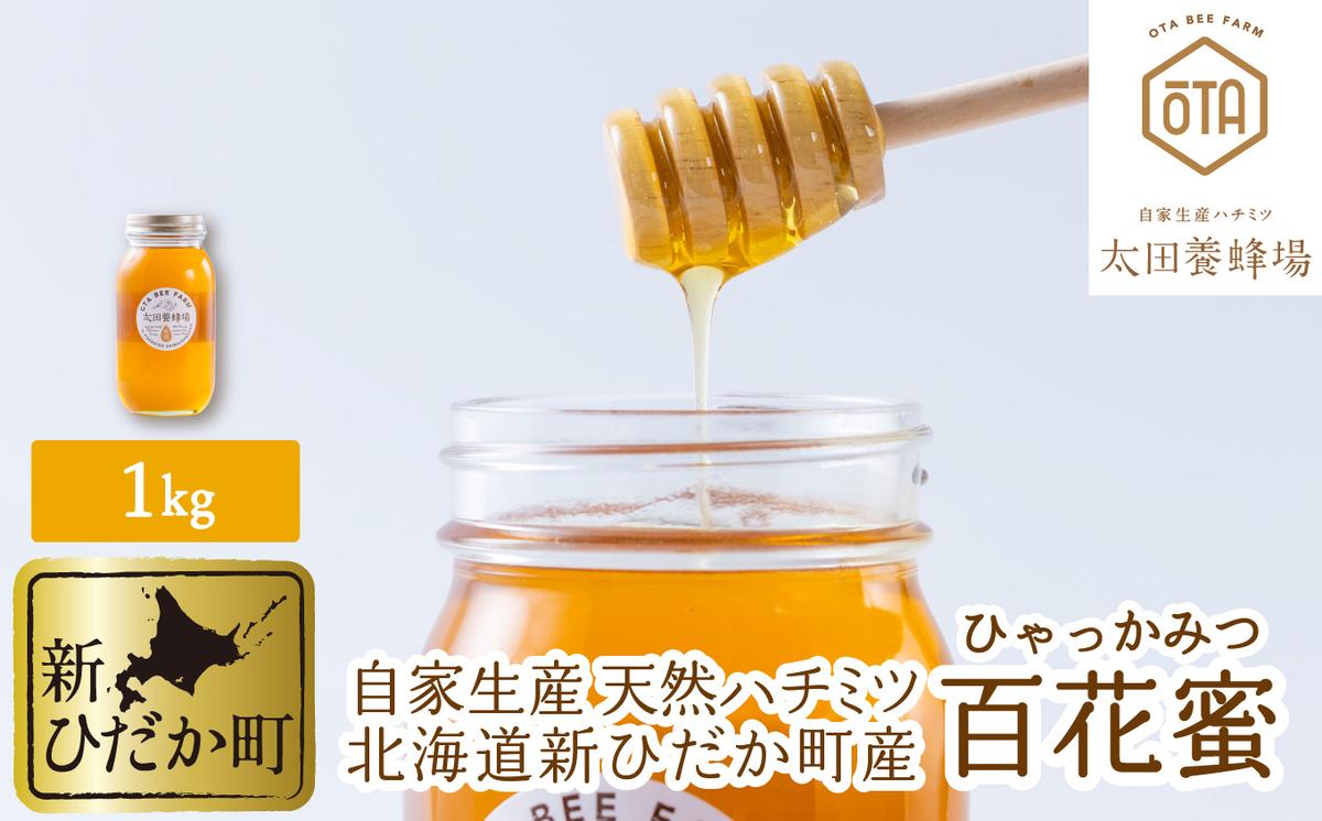 北海道産 天然 はちみつ 百花蜜 1kg（北海道新ひだか町） | ふるさと