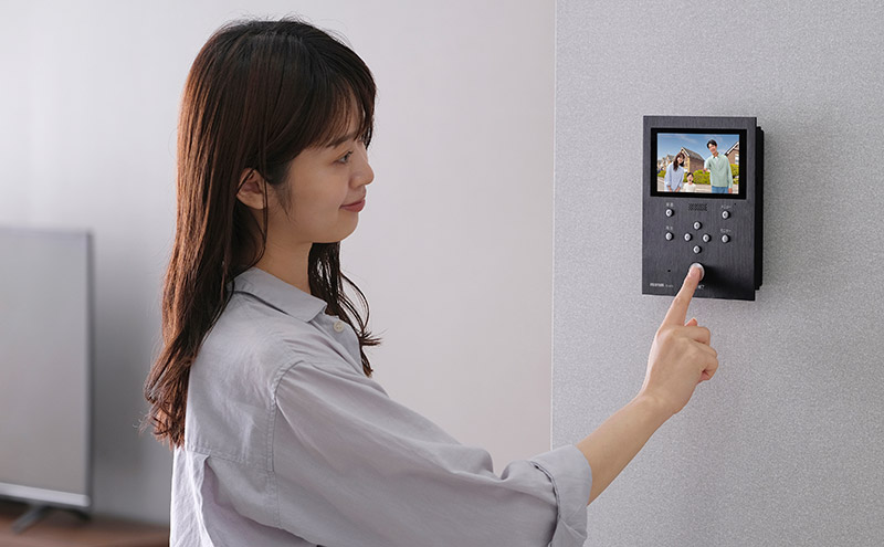 インターホン テレビドアホン TD-SM7070C-BB ブラック/ガンメタリック