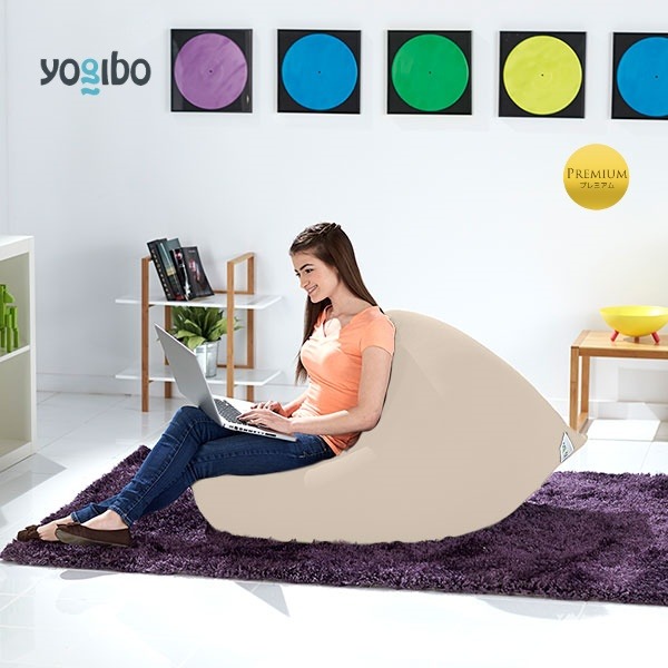 ゆっきー　Yogibo short ヨギボーショート クリームホワイト Yogibo Mini Premium（ヨギボー ミニ プレミアム）＜クリームホワイト