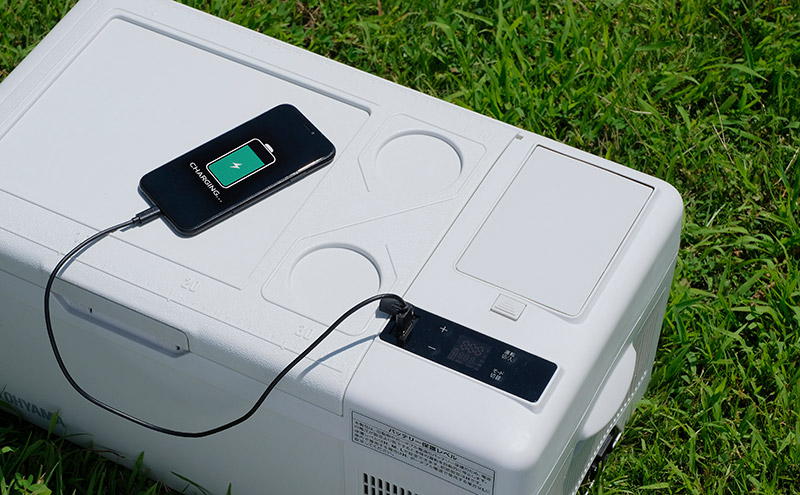 ポータブル冷蔵冷凍庫 15L 充電式 ポータブル冷蔵庫 IPD-B2A-W