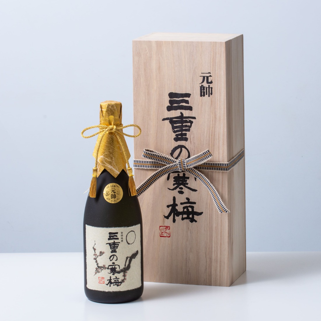 三重の寒梅 大吟醸 720ml 新品未開封 三重の寒梅 元帥大吟醸720ml（桐箱入り）-[A111]（三重県四日市市