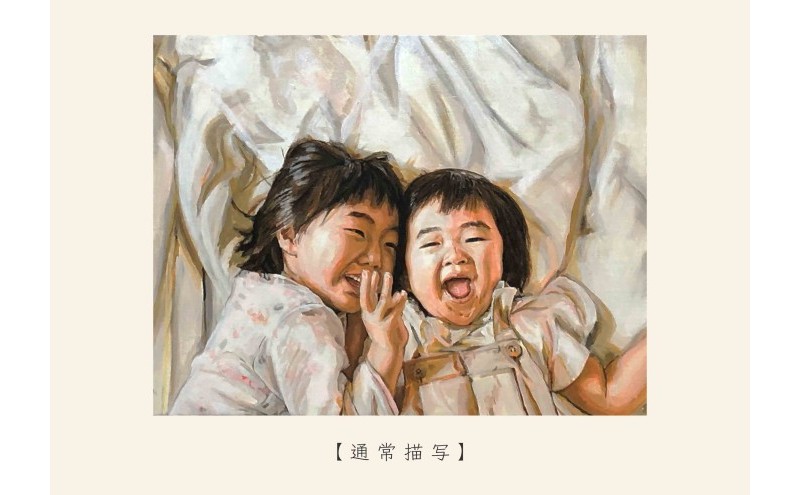 油絵　描きます　人物　なんでも　f6 人物画F6サイズ(油絵) | ニャンコとの暮らしの中で生まれた作品達