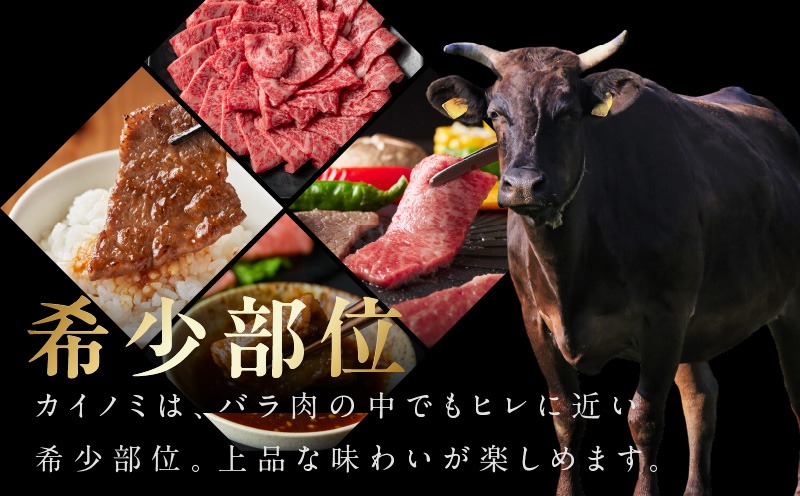mrz0445 【氷温熟成×極味付け】黒毛和牛 カイノミ 焼肉用 600g【小分け