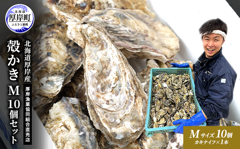 【出品4月18日迄】AKKESHI厚岸小雪＆マルス津貫×厚岸 牡蠣 殻付き 生食 M10個 北海道 厚岸産 マルえもん【厚岸漁業協同組合