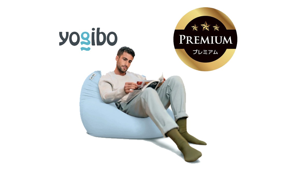 Yogibo Mini Premium（ヨギボー ミニ プレミアム）＜ペールブルー