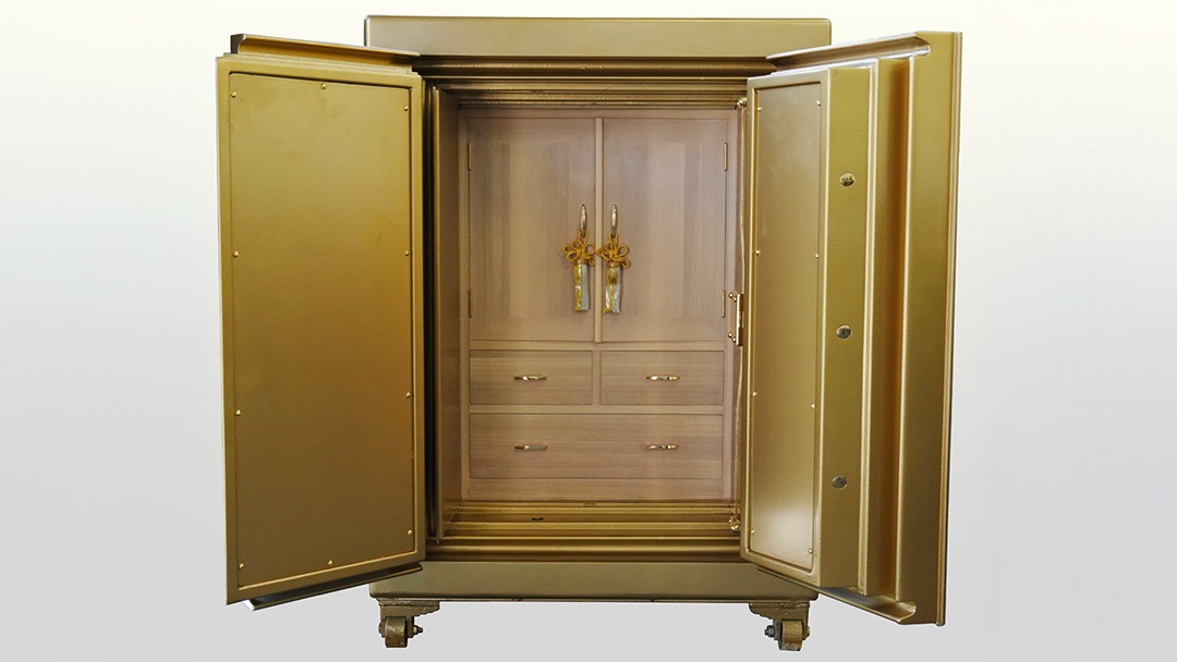 古典金庫 5号 両開 ゴールド (A)（茨城県つくばみらい市） | ふるさと