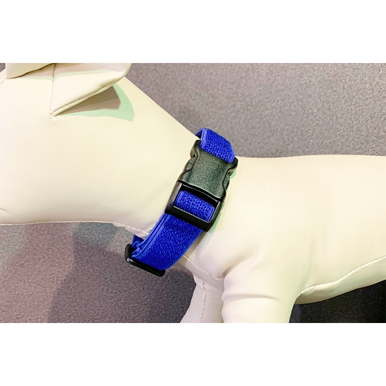 ペット用ネックバンド STEP EQT 転倒防止 ブルー Mサイズ 犬 猫 ペット