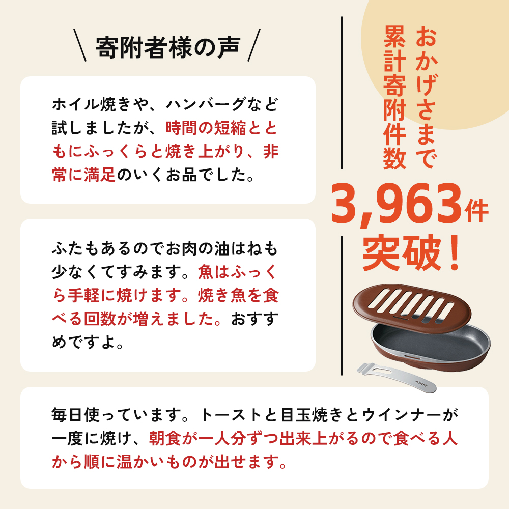ノンフライ調理器 フライパン [ スペースパンワイド 2個セット