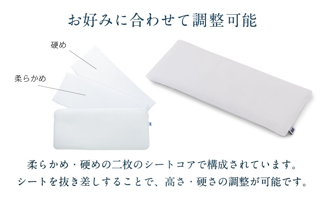 エアウィーヴ ピロー スリム “みな実のまくら” × ピローケース スリム