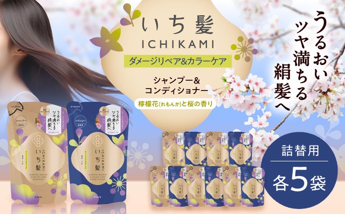 いち髪 ダメージリペア＆カラーケア シャンプー＆コンディショナー 詰