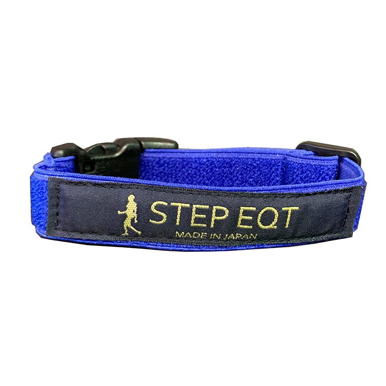 ペット用ネックバンド STEP EQT 転倒防止 ブルー Mサイズ 犬 猫 ペット