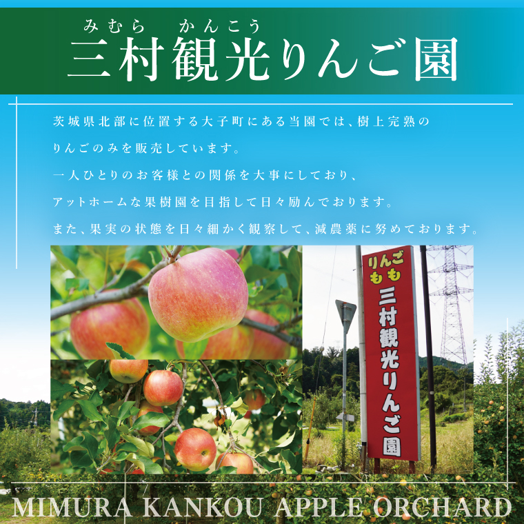 三村観光りんご園が誇る奥久慈りんご尽くしセット（ジュース720ml×2本