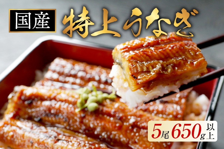 国産 特上うなぎ(130g×5尾)【OT000OA50】（北海道別海町） | ふるさと
