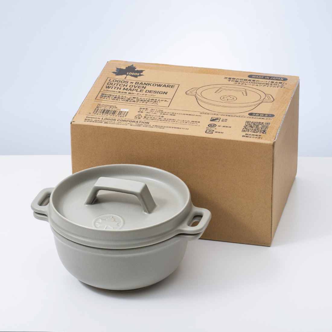 萬古焼（ばんこやき）】LOGOS×萬古焼 楓印・ダッチオーブン81062003