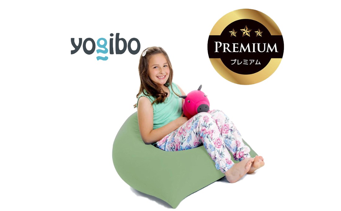 Yogibo Pyramid⭐︎ビーズクッション⭐︎ピスタチオカラーのカバー付 Yogibo Pyramid Premium（ヨギボー ピラミッド プレミアム