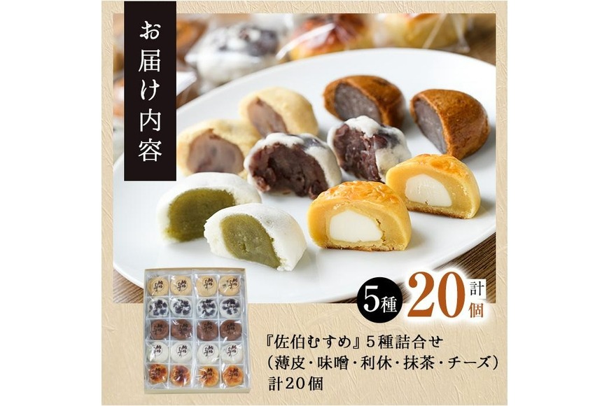 ひとくちまんじゅう 佐伯むすめ (計20個・5種×4個) 饅頭 饅頭 ひとくち