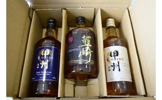 12回 定期便 毎月】 甲州韮崎 プレミアム ウイスキー 各700ml×3種×12回