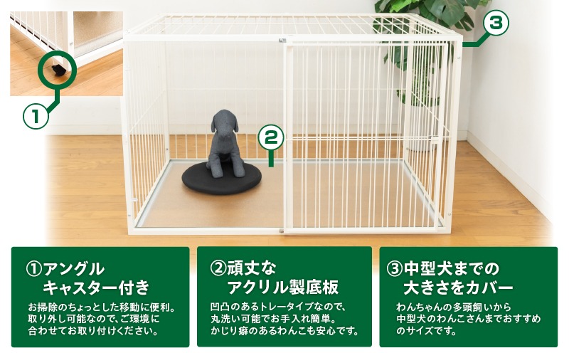 ペット用ケージ 頑丈な犬のケージ,取り外し可能な仕切り付きの大きな金属製のペット