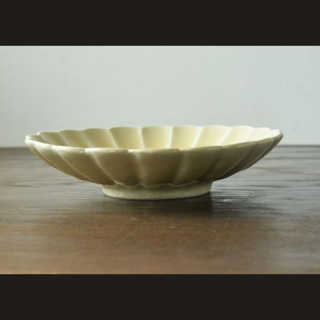 砥部焼 菊型皿セット（直径約17cm×2枚） 黄色 IKTS011-4（愛媛県伊方町
