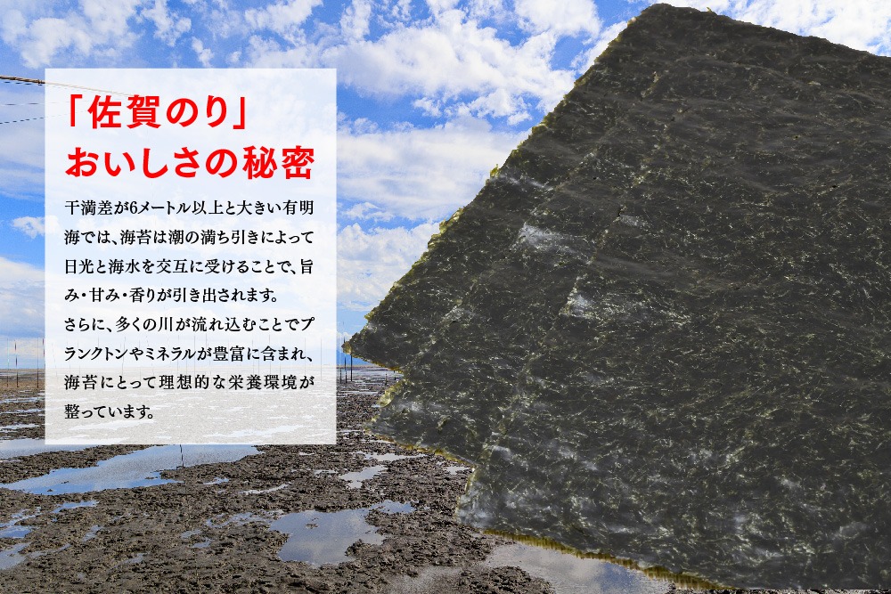佐賀海苔 有明海産】新撰佐賀のり(全形6枚×4袋)【佐賀県産 焼き海苔