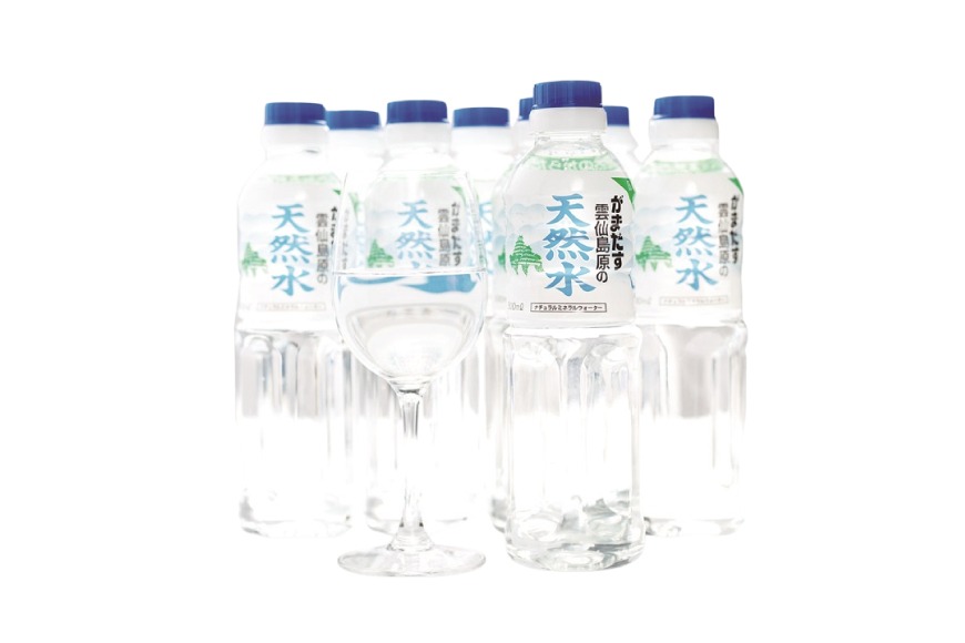 AJ616 山崎本店酒造場 【6回定期便】 雲仙島原の天然水 500mL 30本 計