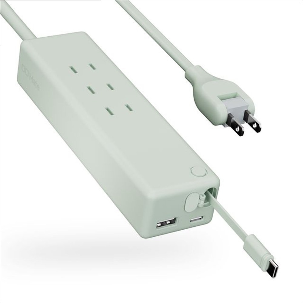 CIO 電源タップ マルチタップ 延長コード 1.5m USB-C×2 USB-A×1 Mate