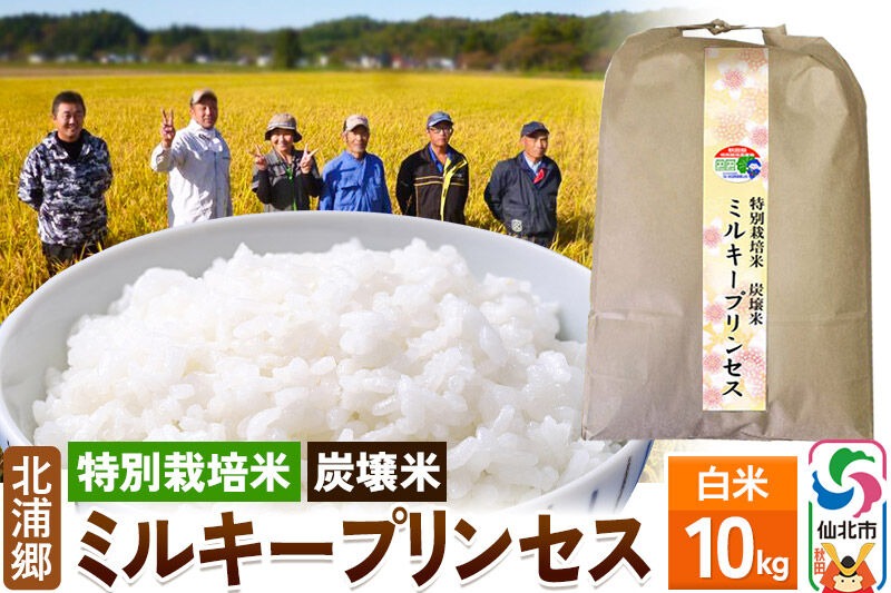 20kg★ミルキープリンセス 白米10kg×2袋 お米 特別栽培米 炭壌米 ミルキープリンセス】令和7年産 白米 10kg [白米