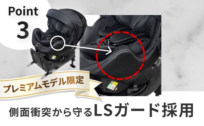 LEAMAN チャイルドシート ロッソジャパン360 サイドターン&プロテクト