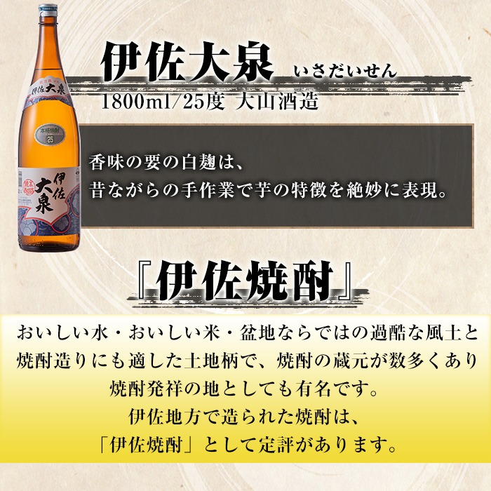 isa888 【定期便6回(連続月)】だれやめ焼酎セット 伊佐舞・伊佐美