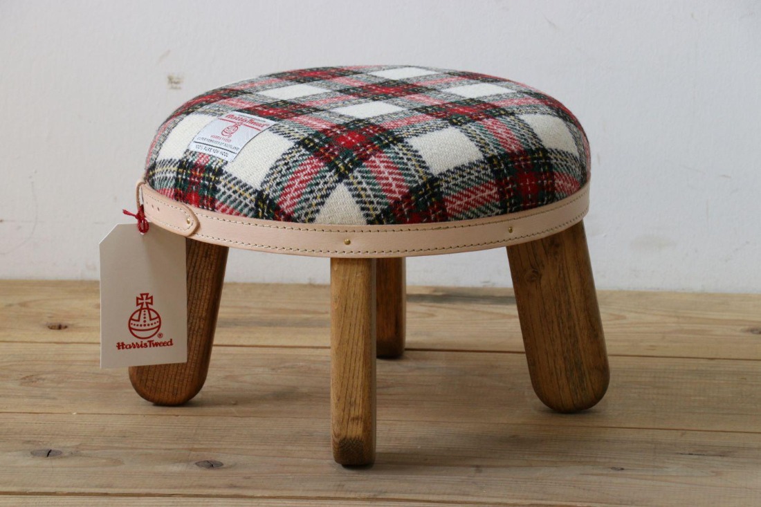 まぁるいスツール【イタリアンチェック】 子供 椅子イスキッズ HARRIS