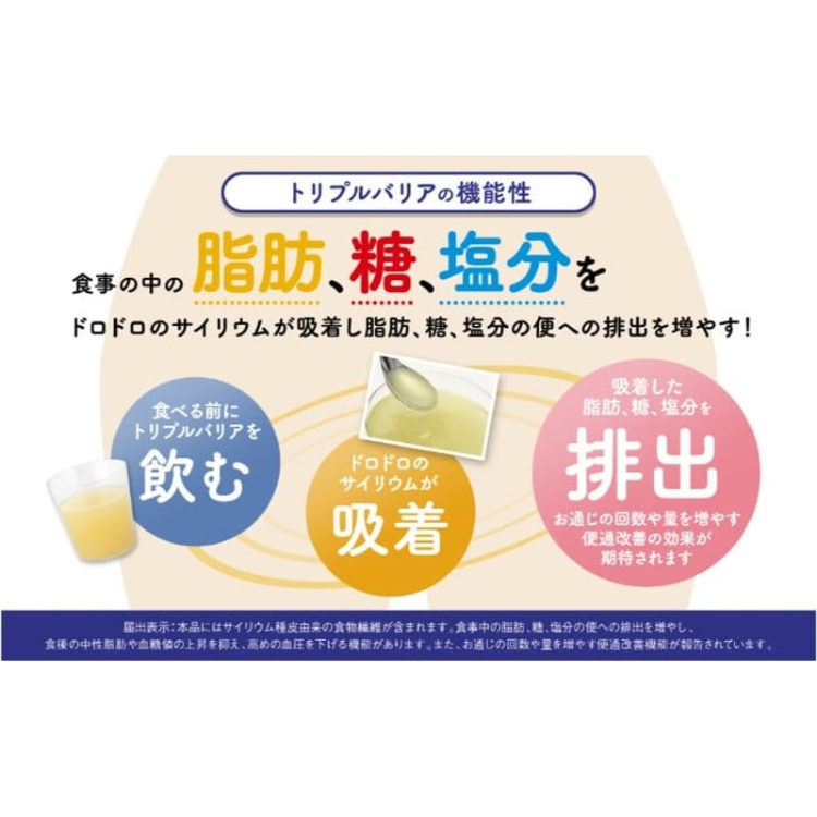 定期便10ヶ月】トリプルバリア 青りんご味 30本入 日清食品