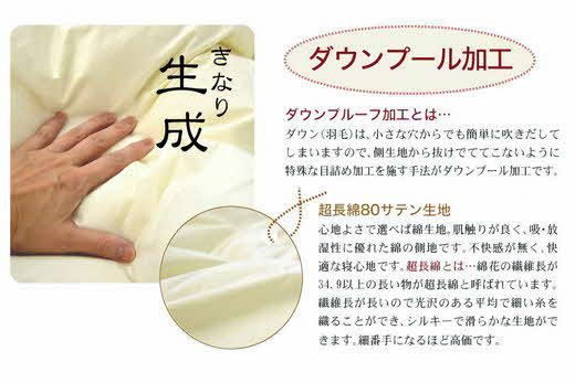 35-2】ザ・羽毛布団 プレミアムゴールドラベル シングル 150×210cm