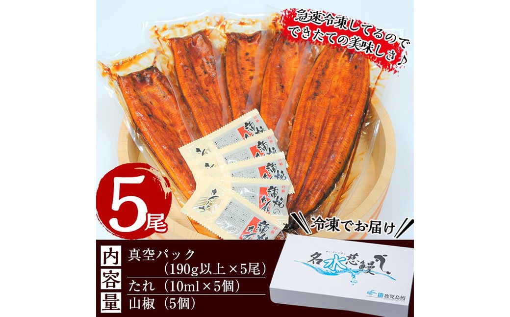 しの 鰻蒲焼き950g うなぎ 蒲焼 特大サイズ 肉厚 約 1.5kg 4尾 タレ・山椒付 茶葉