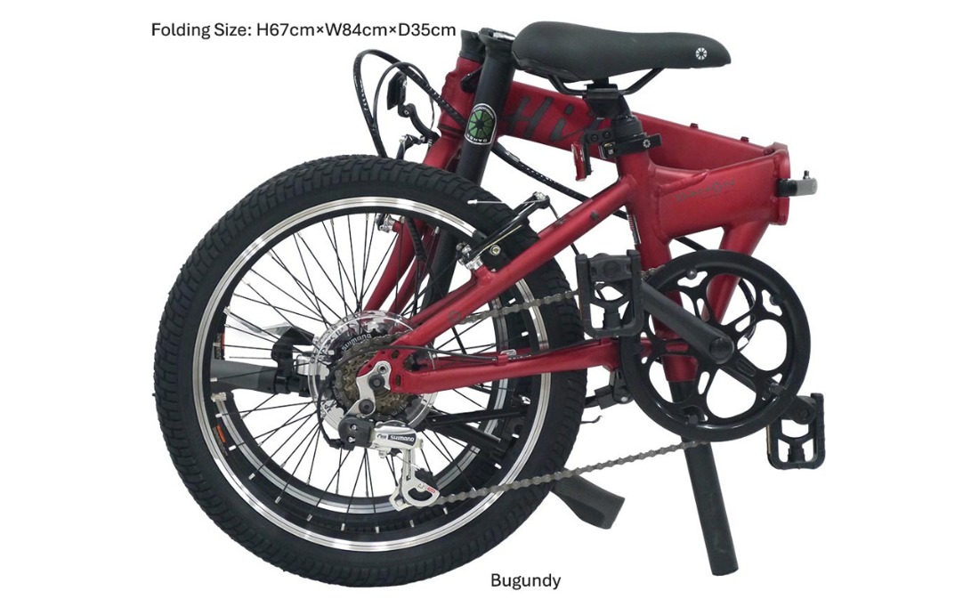 DAHON HIT Limited Edition Burgundy 送料無料 全国配送離島含│自転車