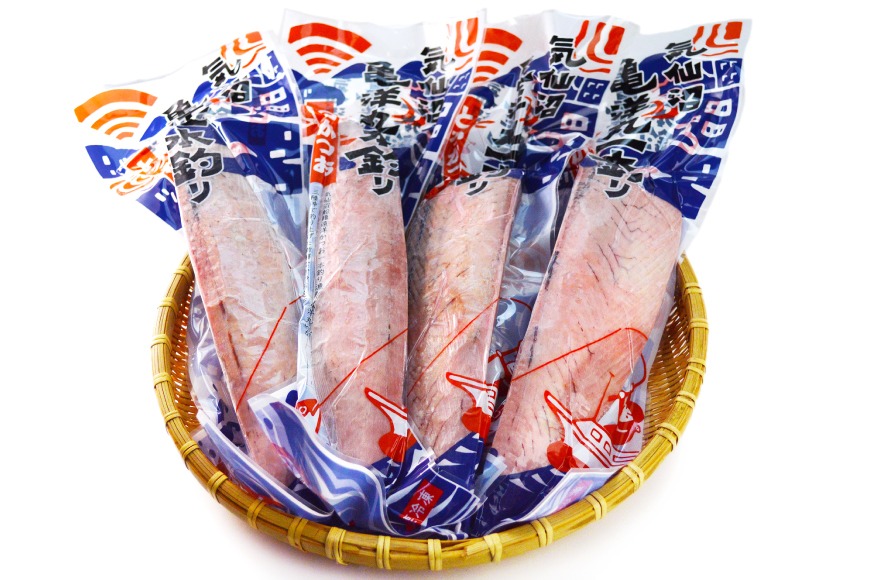 TVで紹介！】亀洋丸一本釣りとろかつお 1kg～1.2kg [阿部長商店