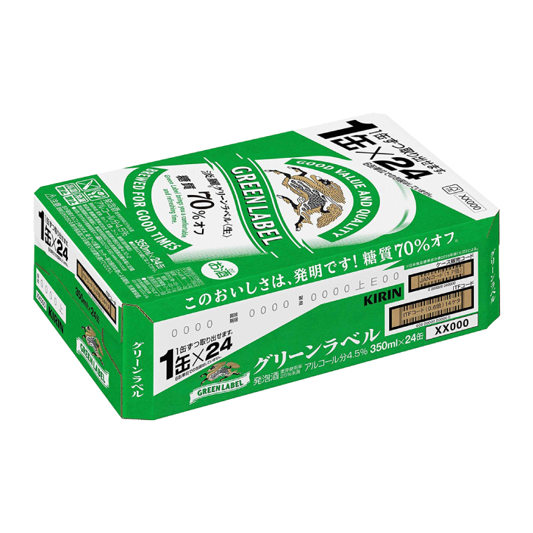 キリンビール取手工場産 淡麗グリーンラベル350ml缶×24本|KIRIN 麒麟