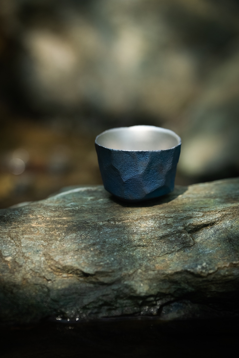 169-48-004 “ hikiZAN ”Premium Titanium Sake Vessel 4th model