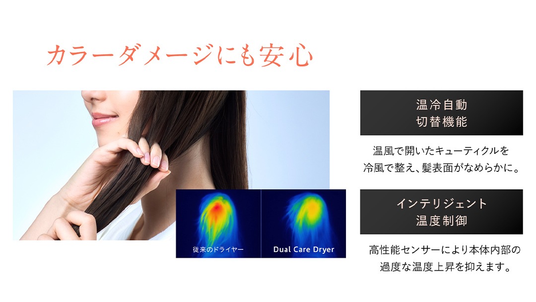 選べるカラー ＆ ラッピング選択可／ WAVEWAVE DualCareDryer デュアル