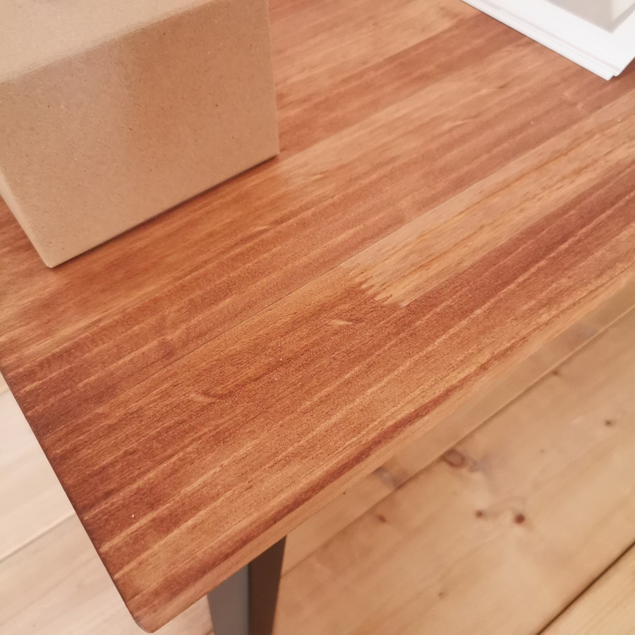 天然木 折りたたみ ローテーブル ブラウン 90×45cm 1台 完成品｜新星