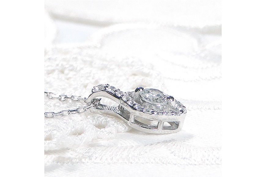 ネックレス プラチナ PT900 ダイヤモンド 【f257-pt-d】 [オーダー