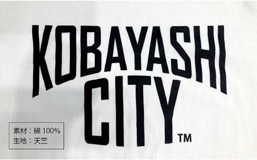ふるさと納税 服 男 宮崎県 小林市  白／L（ユニセックス） 「KOBAYASHI CITY」Tシャツ 白/L（ユニセックス）】「KOBAYASHI CITY」Tシャツ（宮崎県小林