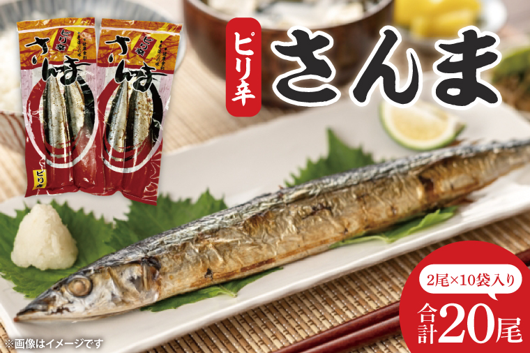 ピリ辛さんま 2尾10袋入【鮮魚 サンマ 味付き ご飯のお供】(CH201