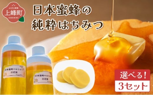 内容量が選べる】日本蜜蜂の純粋はちみつ 500g～600g または 日本蜜蜂